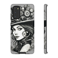 Steampunk Women Cellphone mobile case for iPhone and Samsung