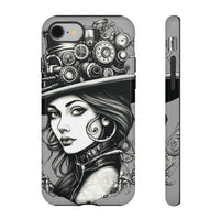 Steampunk Women Cellphone mobile case for iPhone and Samsung