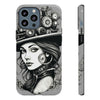 Steampunk Women Cellphone mobile case for iPhone and Samsung