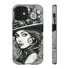 Steampunk Women Cellphone mobile case for iPhone and Samsung