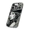 Steampunk Women Cellphone mobile case for iPhone and Samsung