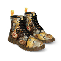 Steampunk Men's Canvas boots