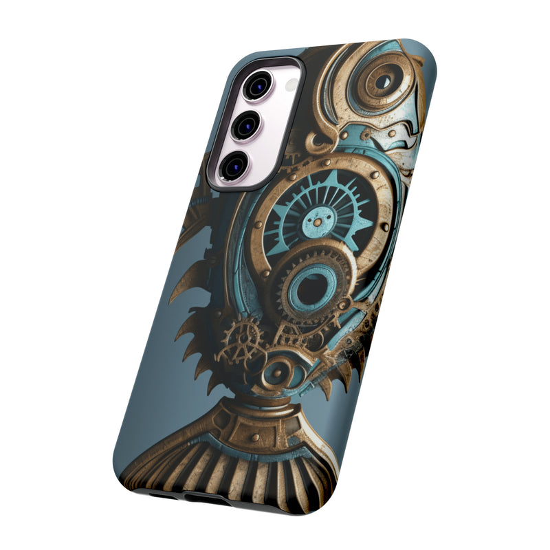 Steampunk Fish cellphone mobile case iPhone and Android