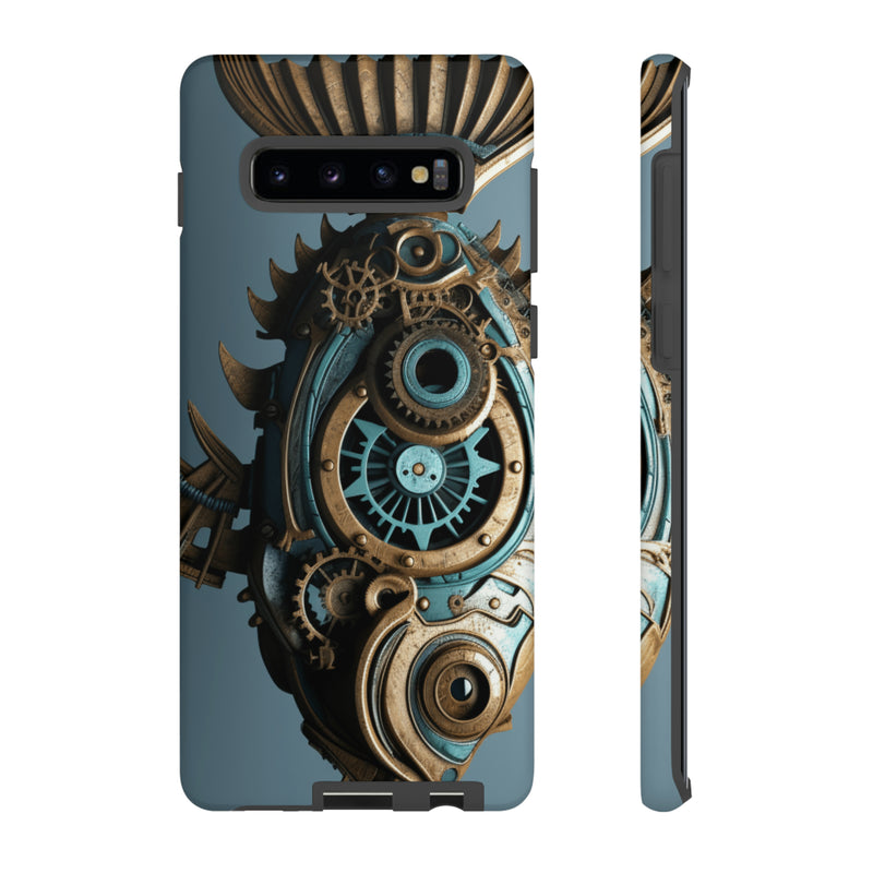 Steampunk Fish cellphone mobile case iPhone and Android