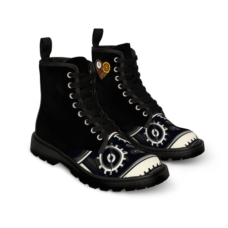 Steampunk Men's Canvas boots