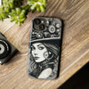 Steampunk Women Cellphone mobile case for iPhone and Samsung