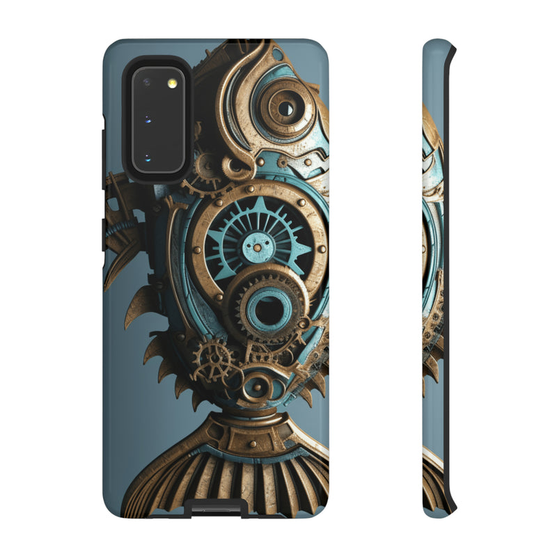 Steampunk Fish cellphone mobile case iPhone and Android