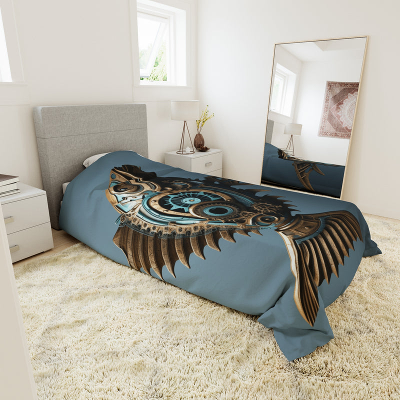 Steampunk Fish Duvet Cover