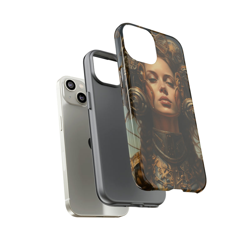 Steampunk phone case for iPhone and Samsung Android Tough Cases