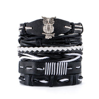 Steampunk Bracelet Multilayer Leather