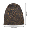 Fashion Beanie Hats Polyhedral D20 Dice Critical Hit Steampunk Skullies Beanies Hat Bonnet Hipster Caps Men Women's Earmuffs