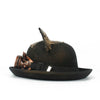 Handmade Women Men Steampunk Bowler Hat  side