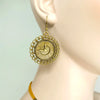 Steampunk Necklace Earring Set Gears and Clock Drops Vintage