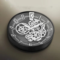 Steampunk Wall Clock Gear  aside 