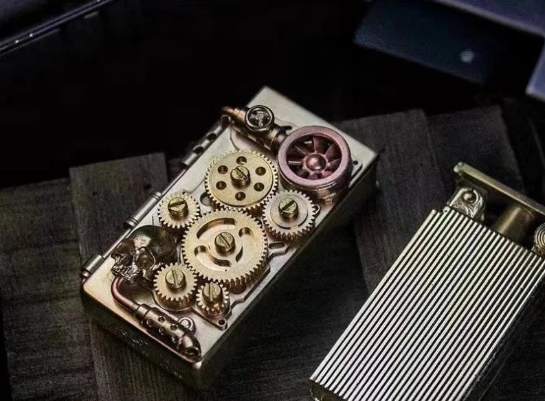 Handmade SteamPunk Lighter mechanical gear