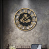 Retro Industrial Style Gear Wall Clocks Artistic Creative Mechanical Style Decorative Wall Clock Wall Decoration for Home Office