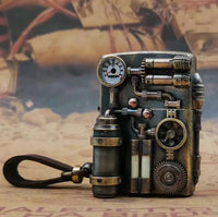 Steampunk Zippo mechanical Cover  front