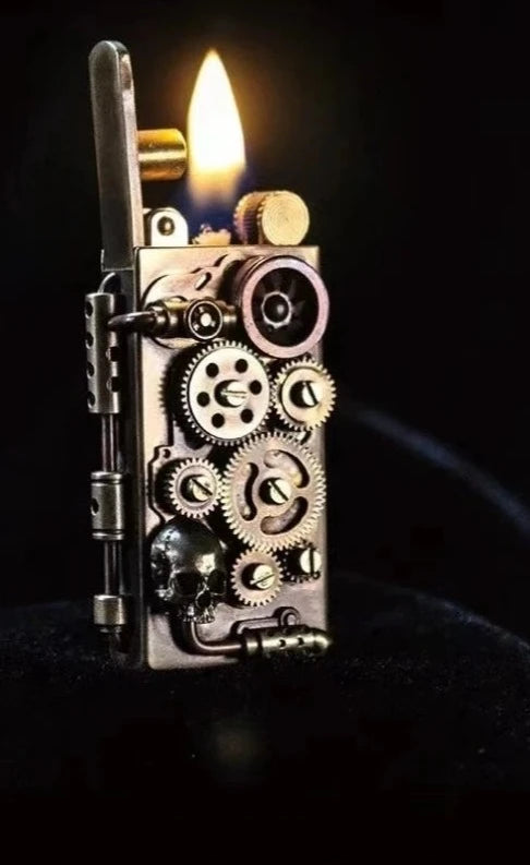 Steampunk Lighter with fire