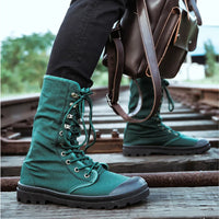 Steampunk GREEN Men Boots 