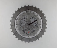 Mechanical Style Gear Rotating Steampunk Wall Clock, 18 "