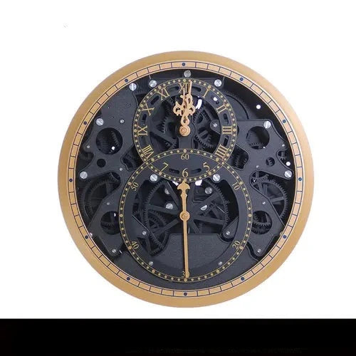 Steampunk wall clock front