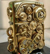 Double-Sided Gear Steampunk Lighter | Hand-Welded Brass Kerosene Lighter