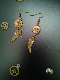 Steampunk earrings. Exclusive Steampunk Jewelry. Handmade