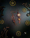 Steampunk earrings "The keys to your heart". Exclusive Steampunk Jewelry- Handmade Artist collection