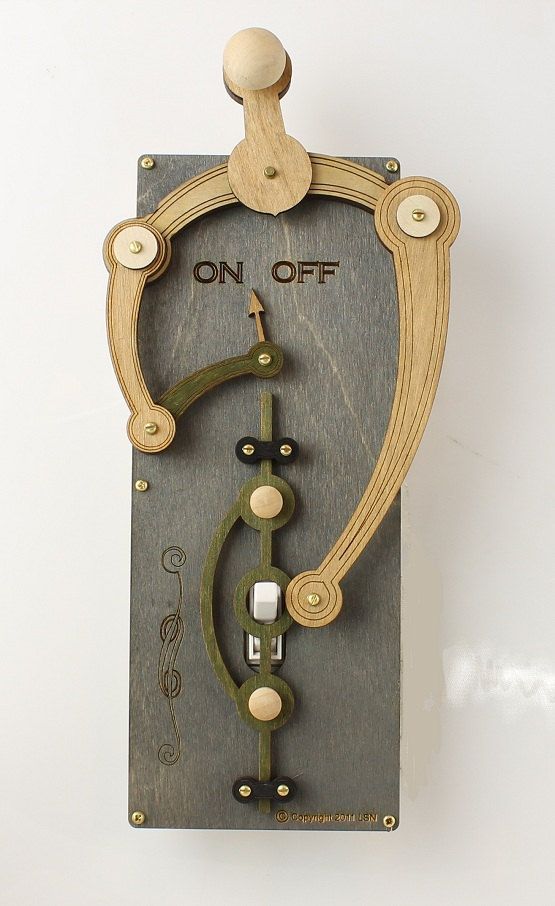 New trend ! Steampunk Toggle Light Switch Plate - Beach Styling