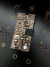 Steampunk cellphone case, Phone case,3D Phone case, Handmade iPhone case