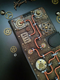 Steampunk cellphone case, Phone case,3D Phone case, Handmade iPhone case