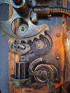 Steampunk Wall mounted lamp - Handmade - Artist collection