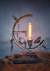 Steampunk table lamp - Handmade - Artist collection