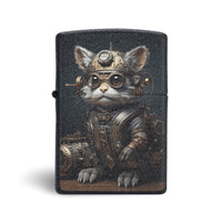 Steampunk Zippo case SteamCat