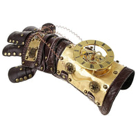 Steampunk Leather Arm Band Cuff Vintage Fancy Dress Costume