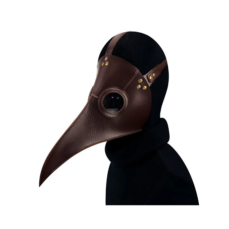 Steampunk Mask PU Leather  Plague Doctor Bird 