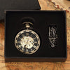 Steampunk Mechanical Luxury Antique Skeleton Mechanical Pocket Watch 