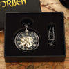 Steampunk Mechanical Luxury Antique Skeleton Mechanical Pocket Watch 