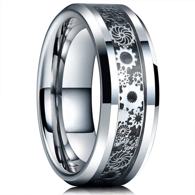 Steampunbk Gear Ring Handmade Stainless Steel Rings 