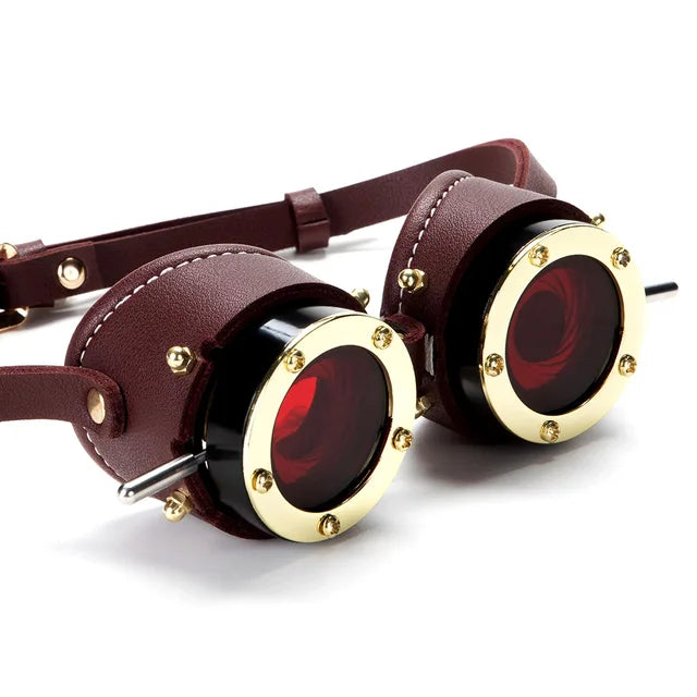 leather steampunk goggles Steampunk goggles Industrial Retro Goggles Gothic Metal Goggles – Steampunk wonders