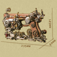 Steampunk Metal DIY Gun Pistol Model Difficult Advanced Pistol Technology 