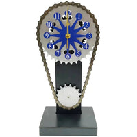 Vintage Chain Gear Rotating Clock Mechanical Wind Art Hands Desktop Clocks Restaurant Bar Personalized Decorative Ornaments