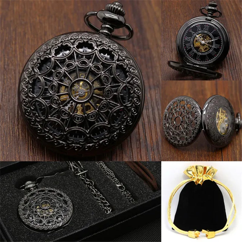 Steampunk Unique Vintage Mechanical Pocket Watch