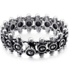 Steampunk  Skull Bracelets for Men in Titanium Stainless Steel 