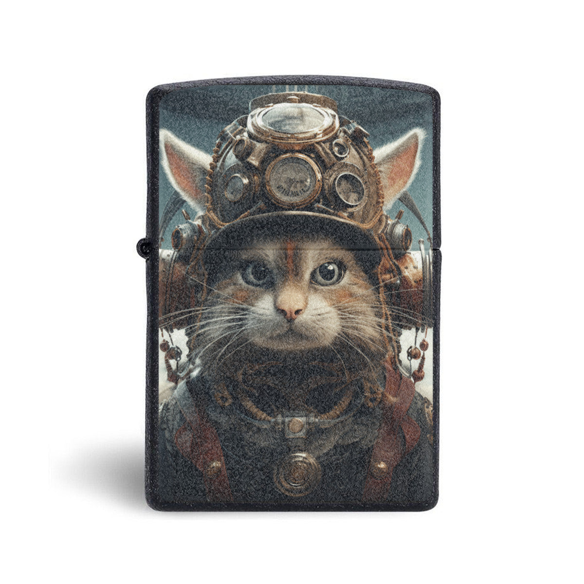 Steampunk lighter Zippo case animal cat – Steampunk wonders