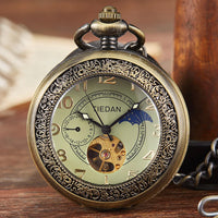 Steampunk Retro time traveler Pocket Watch 