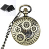 Steampunk Unique Copper Vintage Mechanical Pocket Watch 