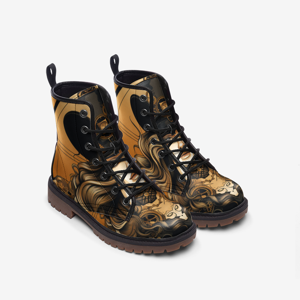 Steampunk boots - Blond lady